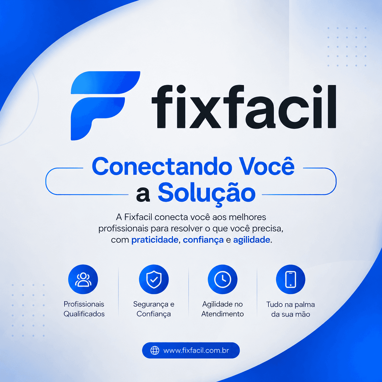 Tela do aplicativo Fix Facil
